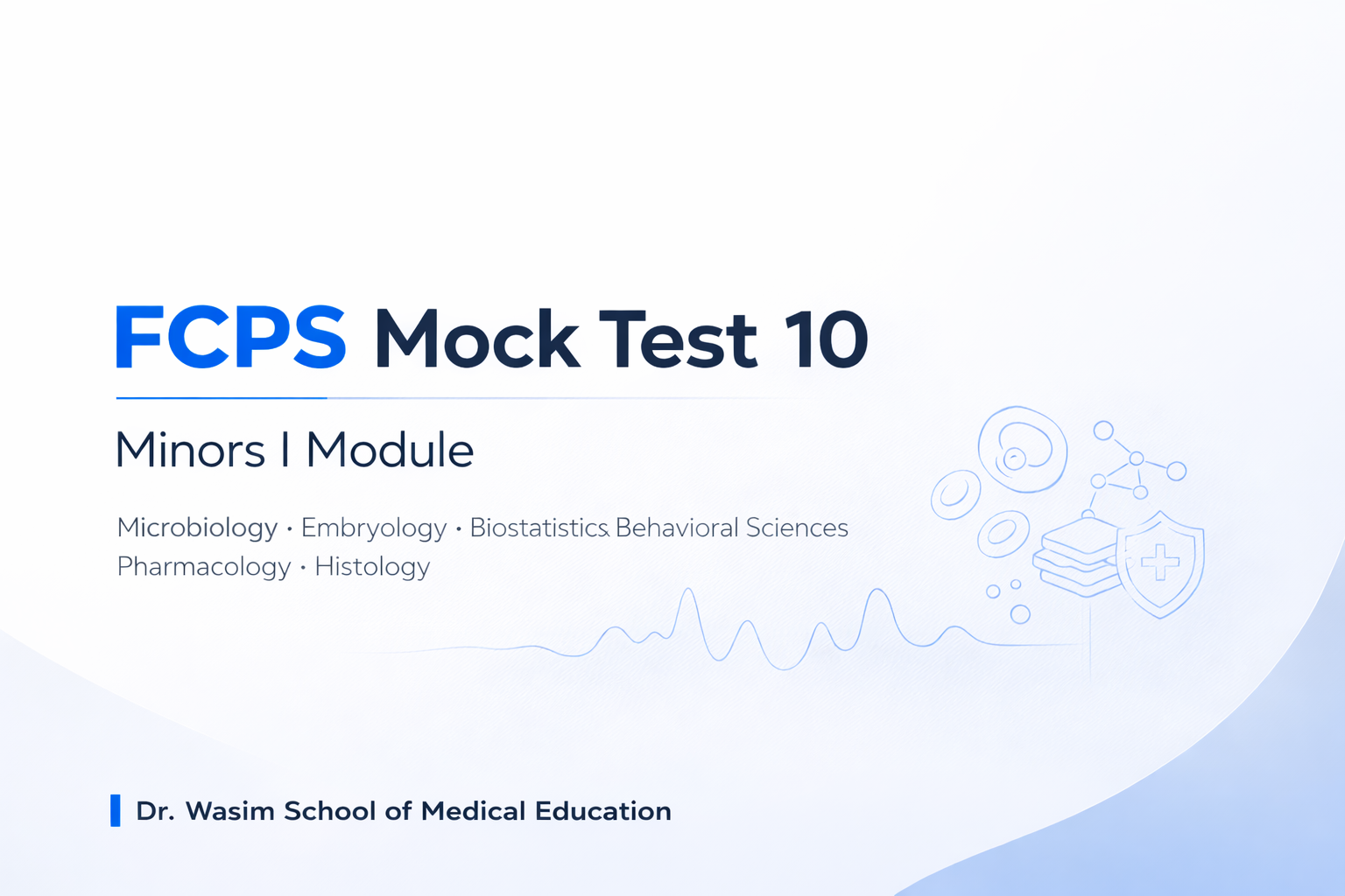Mock Test 10: Minors I Module [FCPS I July 2026]